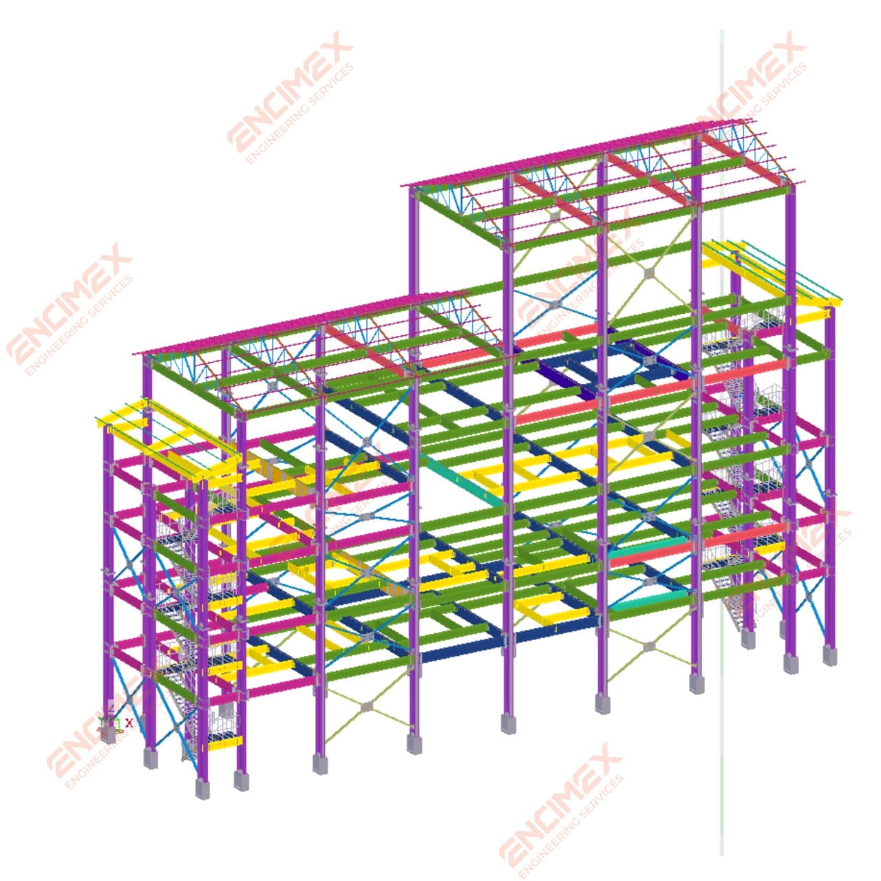 Modern buildinimg architecture corner