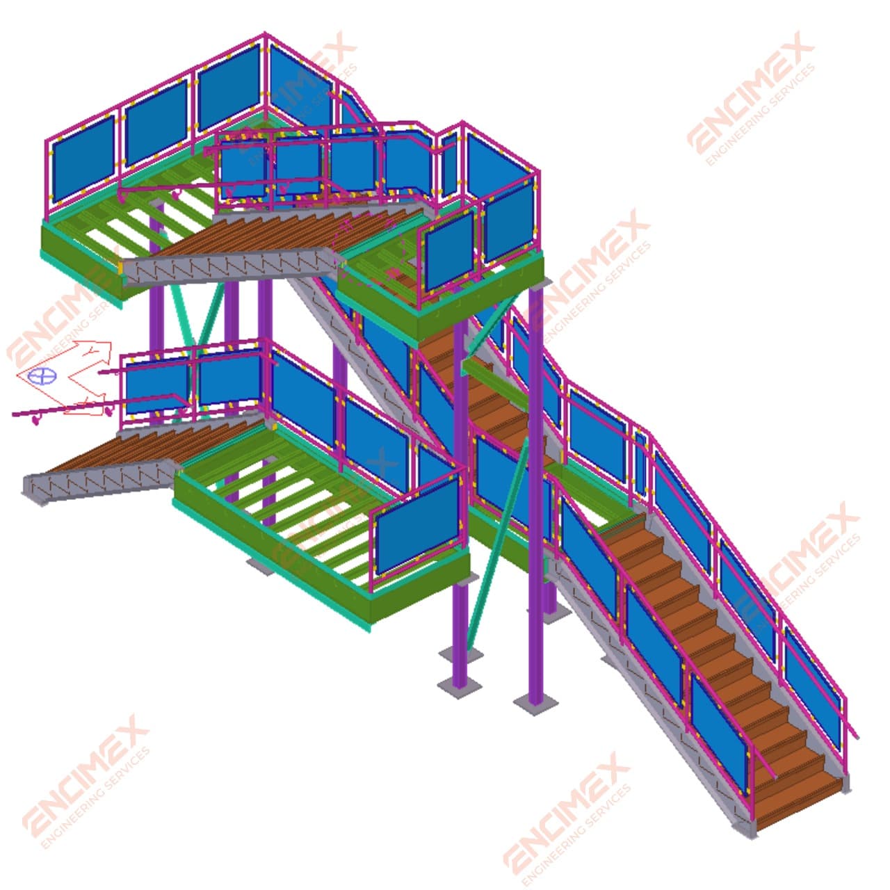 Enimgineers reviewinimg blueprints at conmisction site